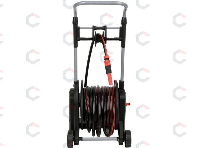 Sodo žarna ritėje su vežimėliu | automatinis vyniojimas | 25 m (YT-90120) 3 Sodo žarna ritėje su vežimėliu | automatinis vyniojimas | 25 m (YT-90120) 3