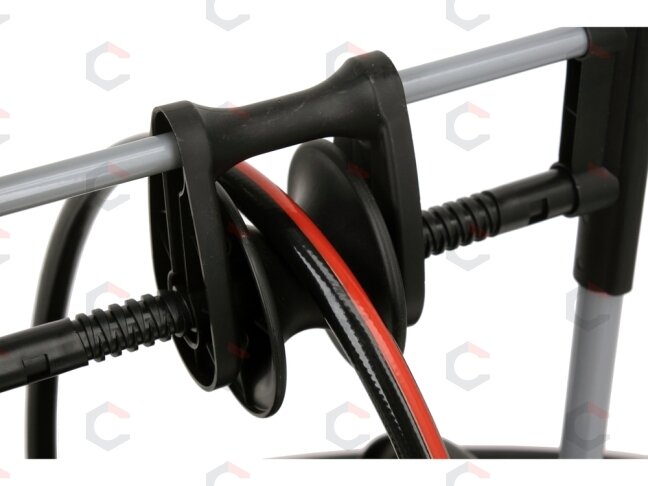 Sodo žarna ritėje su vežimėliu | automatinis vyniojimas | 25 m (YT-90120) 4 Sodo žarna ritėje su vežimėliu | automatinis vyniojimas | 25 m (YT-90120) 4