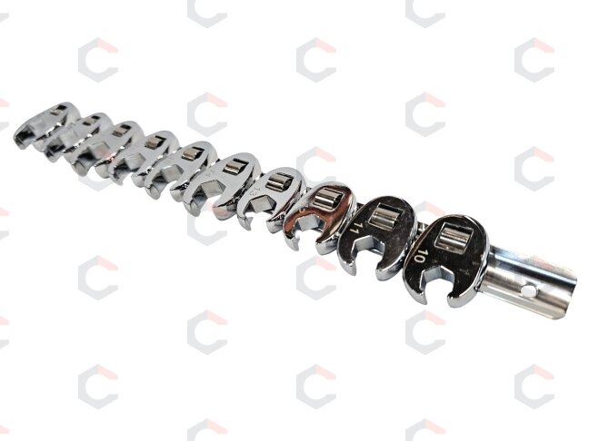 Šoninių adapterinių raktų rinkinys | 10 mm (3/8") | 10 - 19 mm | 10 vnt. (SK3921) 2 Šoninių adapterinių raktų rinkinys | 10 mm (3/8") | 10 - 19 mm | 10 vnt. (SK3921) 2