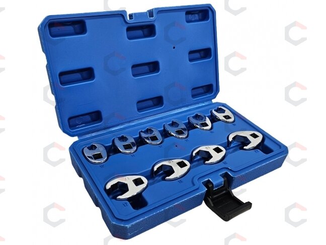 Šoninių adapterinių raktų rinkinys | 10 mm (3/8") | 10 - 22 mm | 10 vnt. (SK3922)