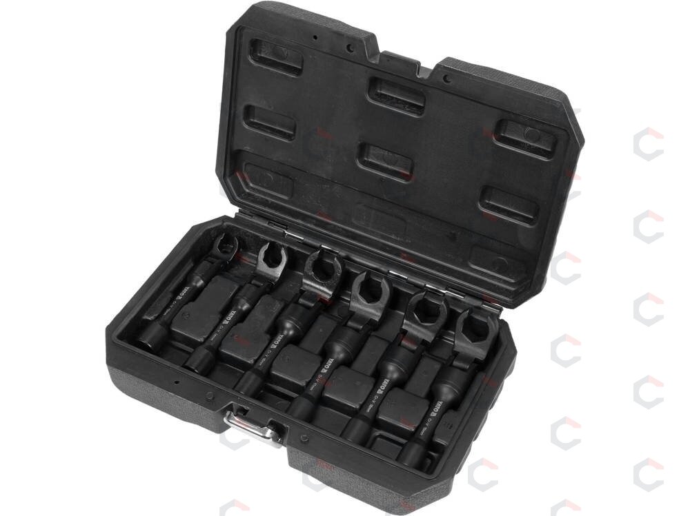 Specialių galvučių rinkinys | šarnyrinės | varnos koja | 10 mm (3/8") | 12 - 19 mm (YT-01440) Specialių galvučių rinkinys | šarnyrinės | varnos koja | 10 mm (3/8") | 12 - 19 mm (YT-01440)