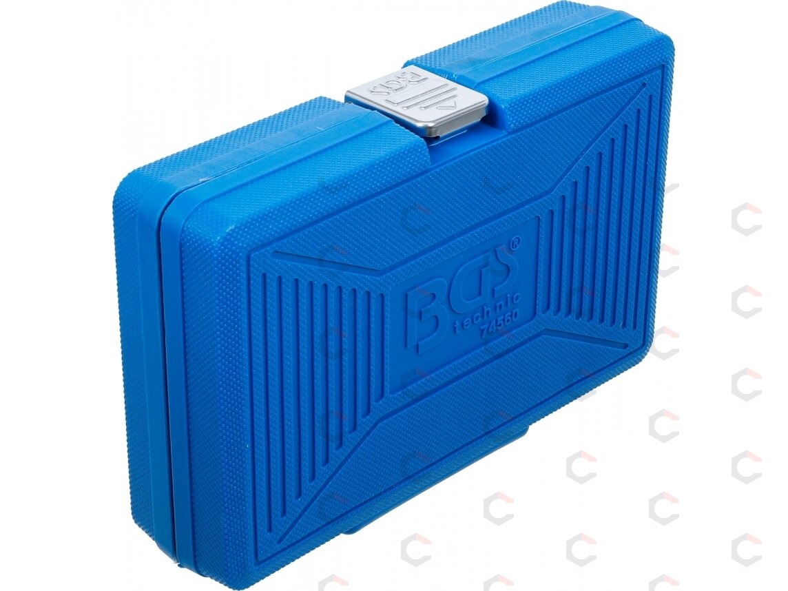 Specialus galvučių ir sraigtinių ištraukiklių rinkinys | 6.3 mm (1/4") / 10 mm (3/8") | 32 vnt. (74560) 4 Specialus galvučių ir sraigtinių ištraukiklių rinkinys | 6.3 mm (1/4") / 10 mm (3/8") | 32 vnt. (74560) 4
