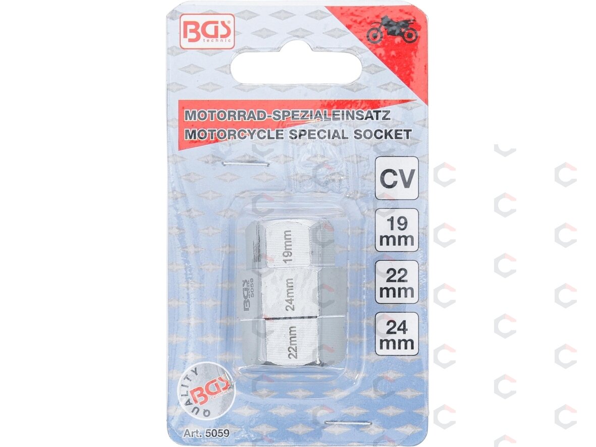 Speciali galvutė motociklui | 19 - 22 - 24 mm (5059) 3 Speciali galvutė motociklui | 19 - 22 - 24 mm (5059) 3