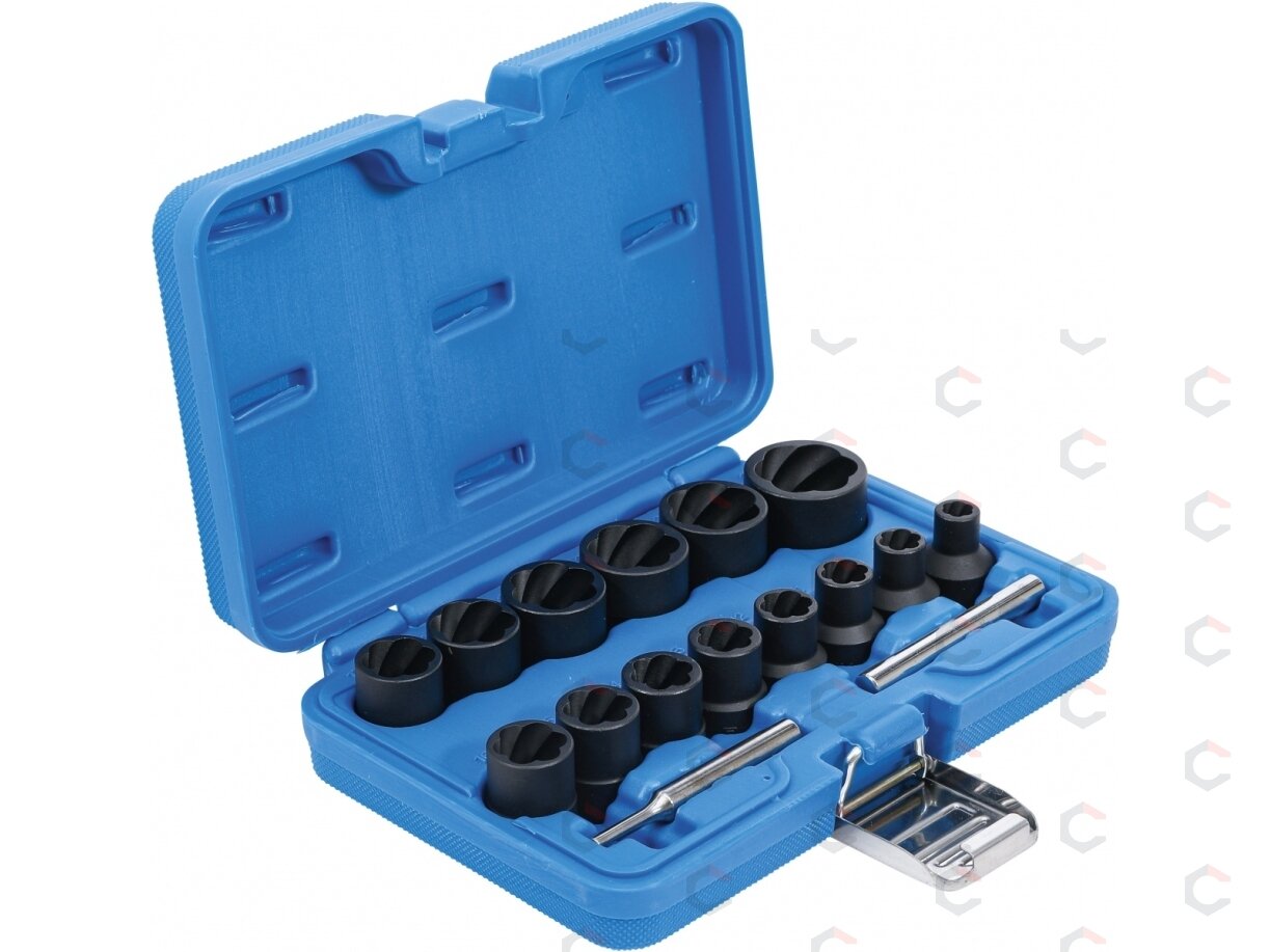 Specialus galvučių rinkinys – sraigtiniai ištraukikliai CR-MO – 1/2" | 8–27 mm | 16 vnt. (5269) 2 Specialus galvučių rinkinys – sraigtiniai ištraukikliai CR-MO – 1/2" | 8–27 mm | 16 vnt. (5269) 2