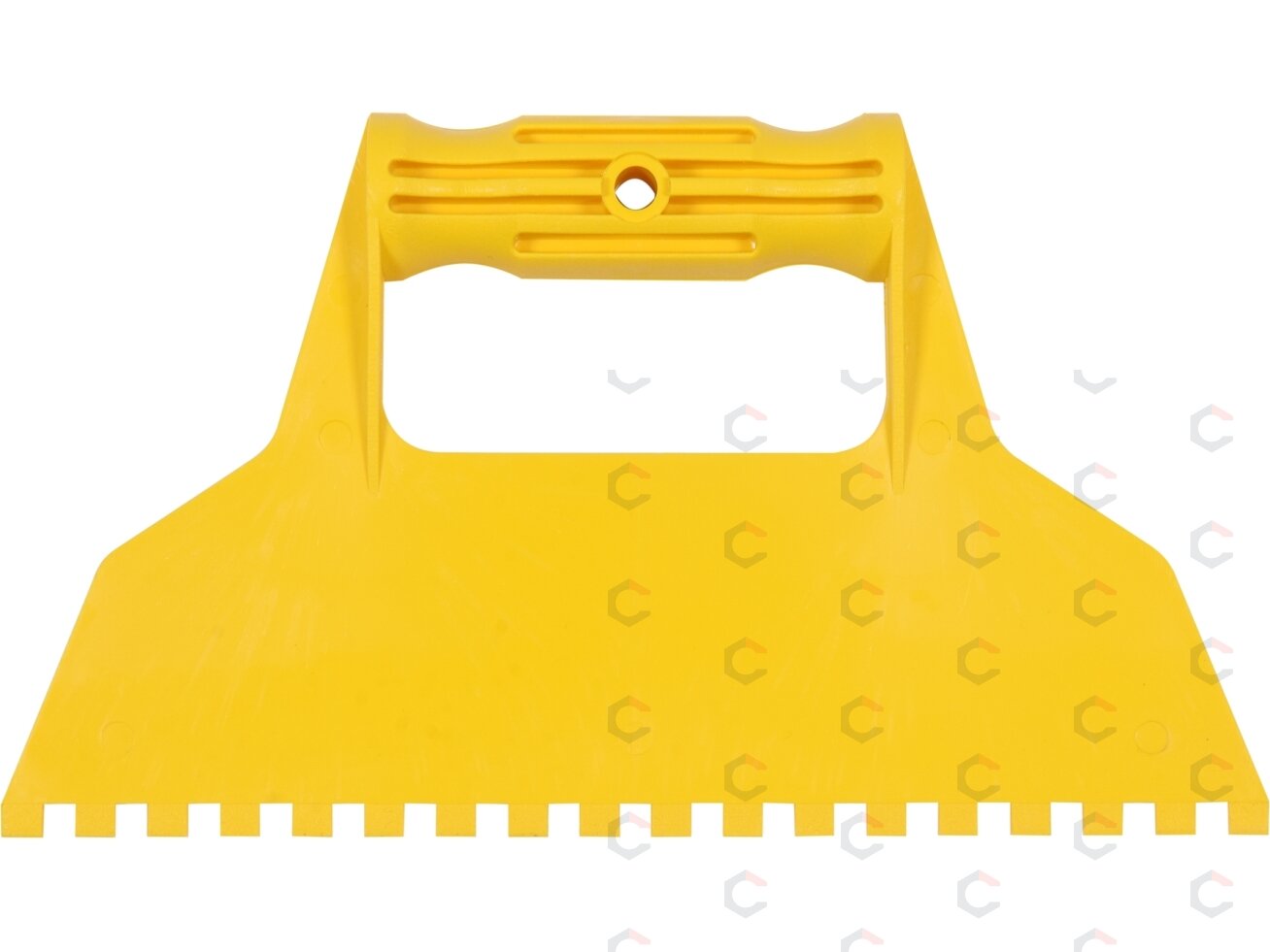 Špakliuotė / mentelė plastikinė | su dantukais | 225 mm (05972)