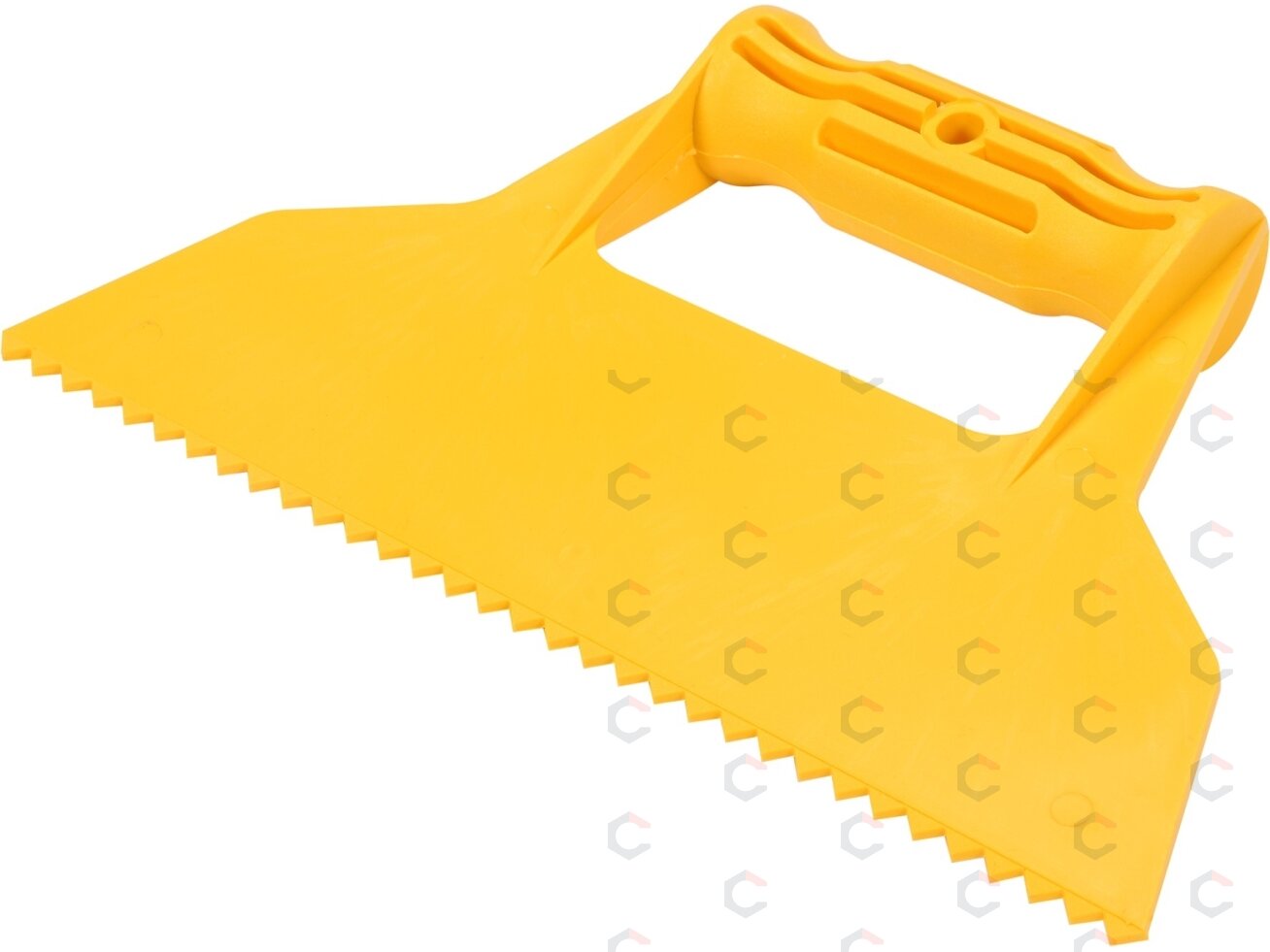 Špakliuotė / mentelė plastikinė | su dantukais | 225 mm (05973) 1
