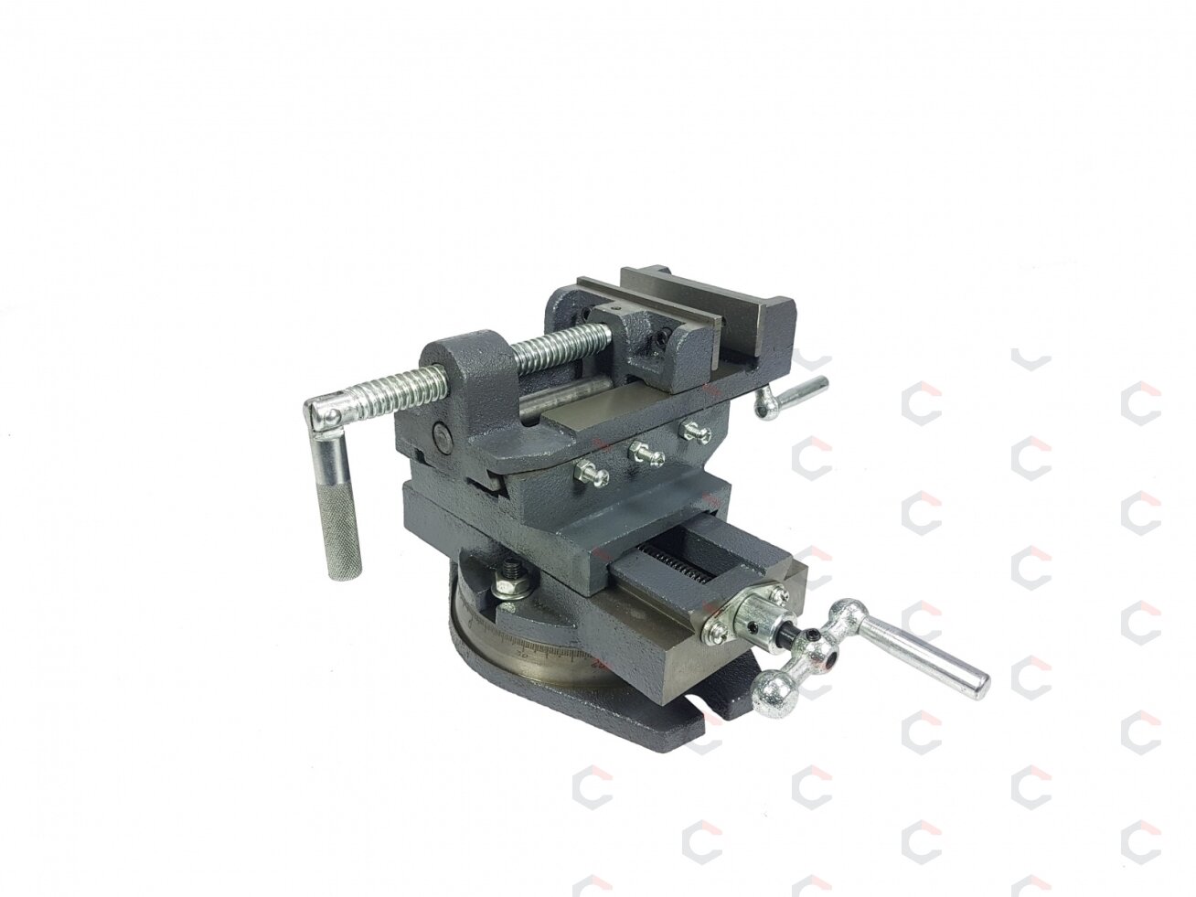 Spaustuvai mašininiai / kryžminiai | pasukama baze | 100 mm (SK36090) 2 Spaustuvai mašininiai / kryžminiai | pasukama baze | 100 mm (SK36090) 2