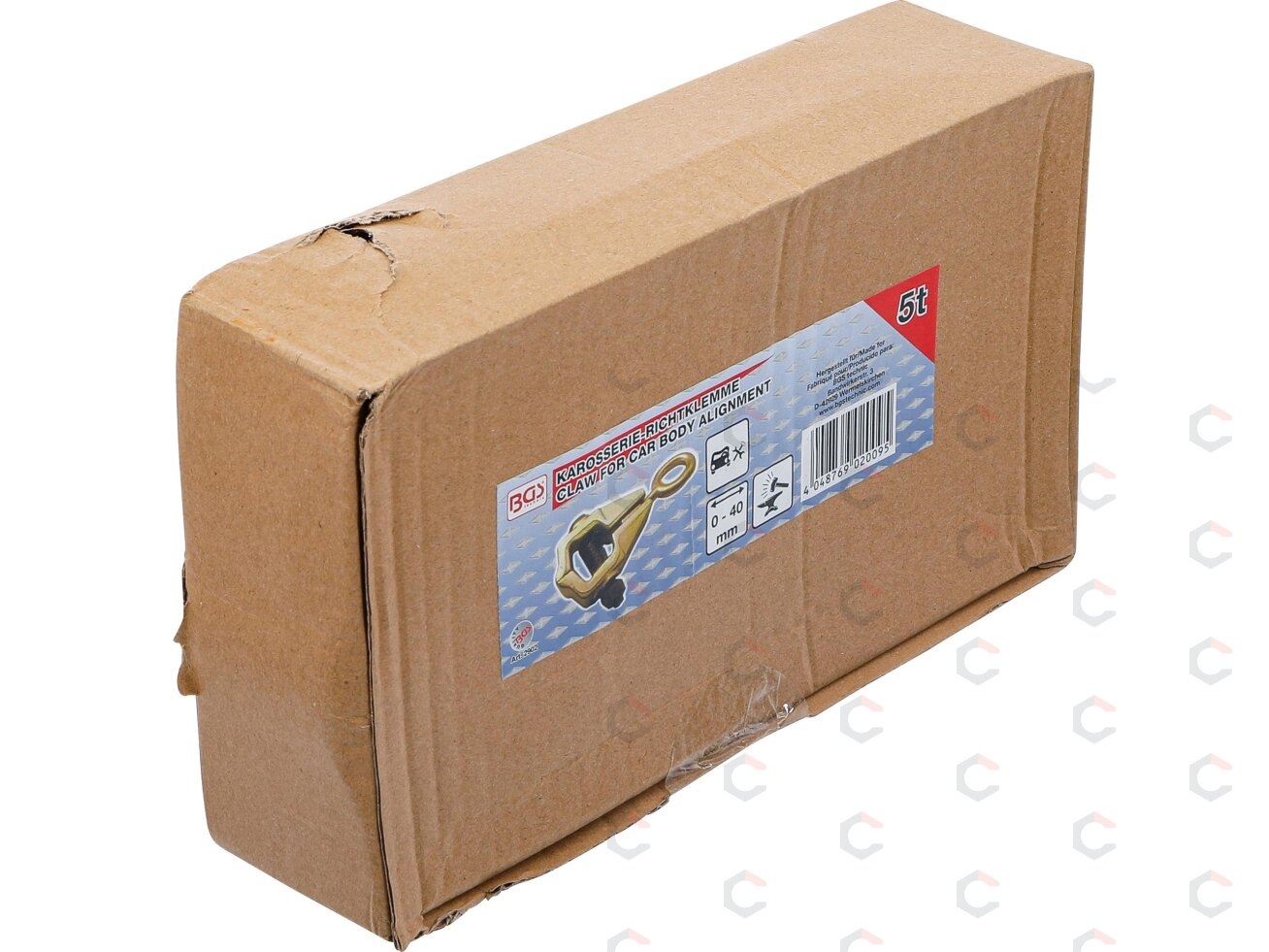 Spaustuvas automobilių kėbulų suvedimui, 45 mm, viena traukimo kryptis iki 5 t (2902) 3