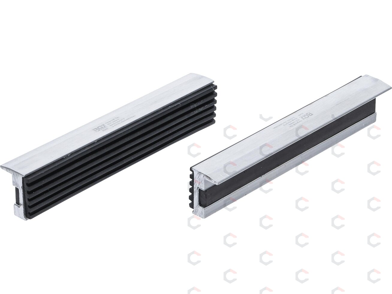 Spaustuvų lūpų apsaugos gumuotos | Aliuminis | 150 mm | 2 vnt. (3045) Spaustuvų lūpų apsaugos gumuotos | Aliuminis | 150 mm | 2 vnt. (3045)