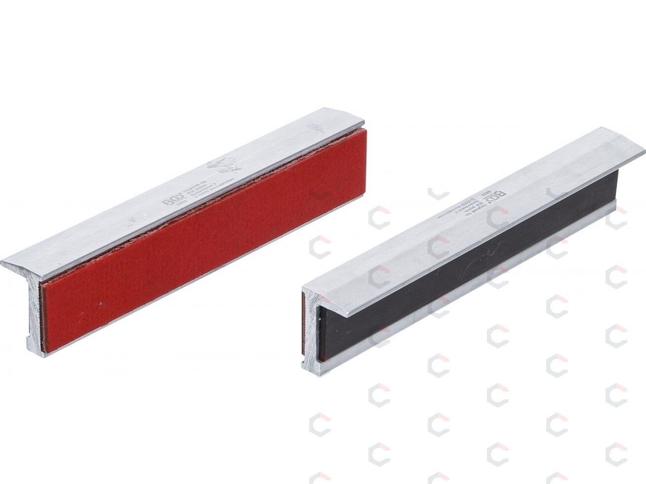 Spaustuvų lūpų apsaugos gumuotos | Aliuminis | 150 mm | 2 vnt. (6800) Spaustuvų lūpų apsaugos gumuotos | Aliuminis | 150 mm | 2 vnt. (6800)