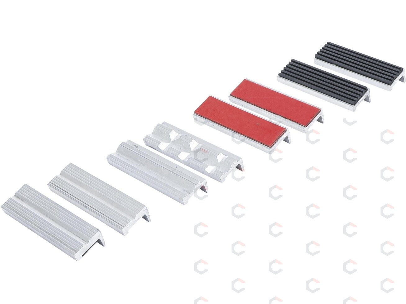 Spaustuvų lūpų apsaugos magnetinės | 100 mm | 8 vnt. (8442) Spaustuvų lūpų apsaugos magnetinės | 100 mm | 8 vnt. (8442)