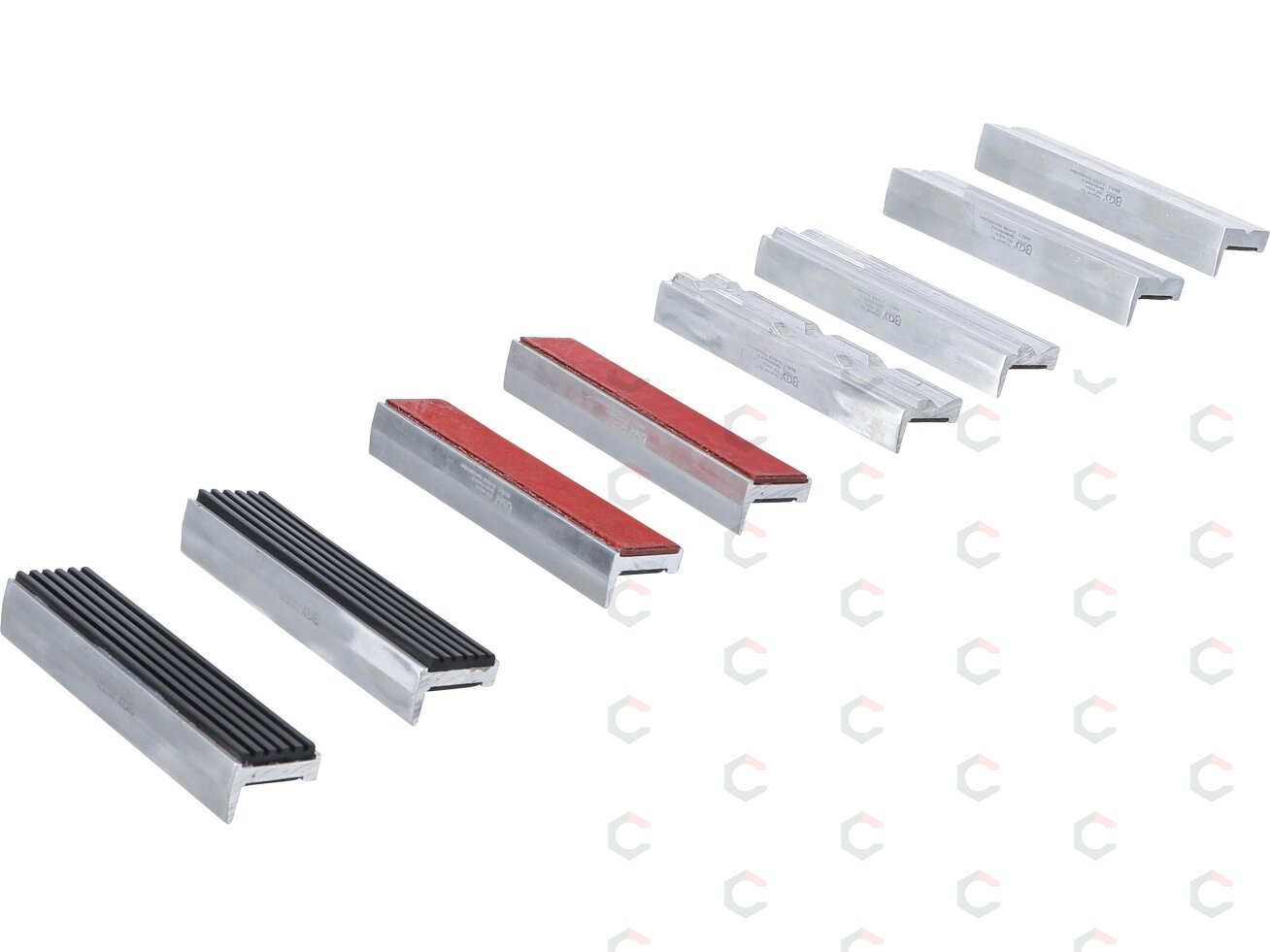 Spaustuvų lūpų apsaugų rinkinys | aliuminis | 125 mm | 8 vnt. (8442-1) 3 Spaustuvų lūpų apsaugų rinkinys | aliuminis | 125 mm | 8 vnt. (8442-1) 3