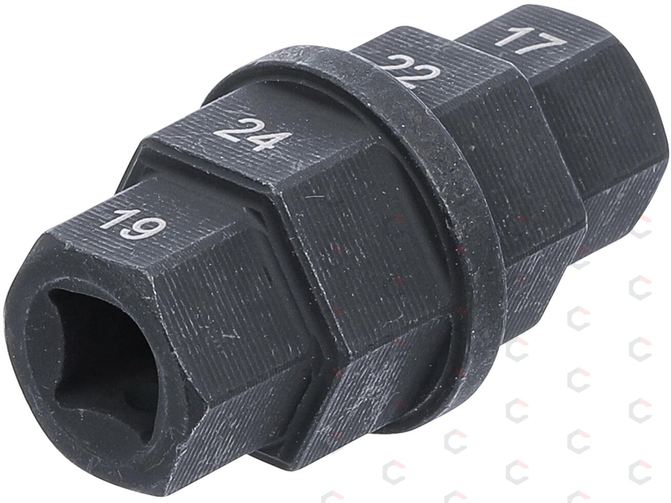 Speciali galvutė | 10 mm (3/8") | 17 - 19 - 22 - 24 mm (5058) 1 Speciali galvutė | 10 mm (3/8") | 17 - 19 - 22 - 24 mm (5058) 1