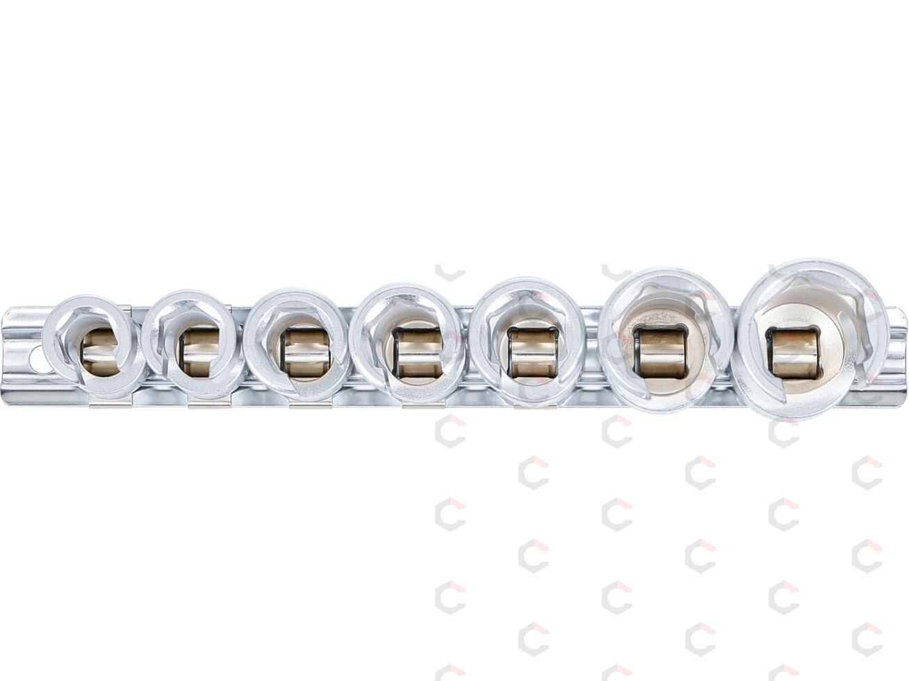 Specialių prapjautų galvučių rinkinys | 3/8″ | 10–19 mm | 7 vnt. (1105) 2