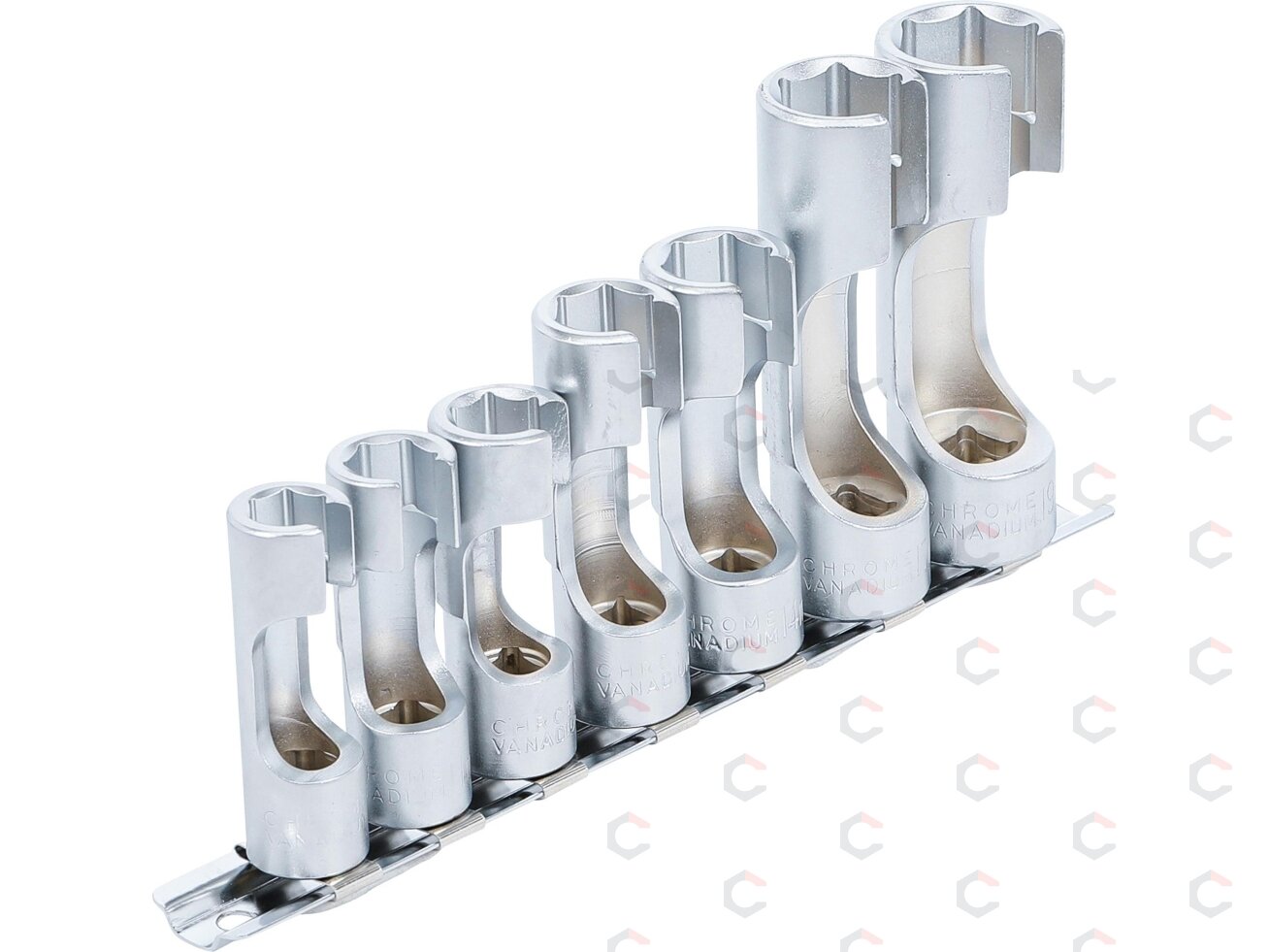 Specialių prapjautų galvučių rinkinys | 3/8″ | 10–19 mm | 7 vnt. (1105)