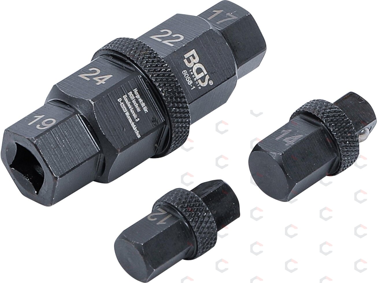 Specialus adapteris | 10 mm (3/8") | 12 - 24 mm (5058-1) 1 Specialus adapteris | 10 mm (3/8") | 12 - 24 mm (5058-1) 1