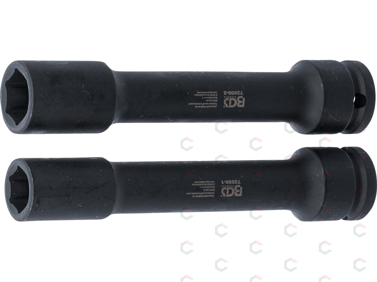 Specialus galvučių rinkinys | diferencialo flanšo veržlei | Volvo | 15 - 18 mm (72000B)