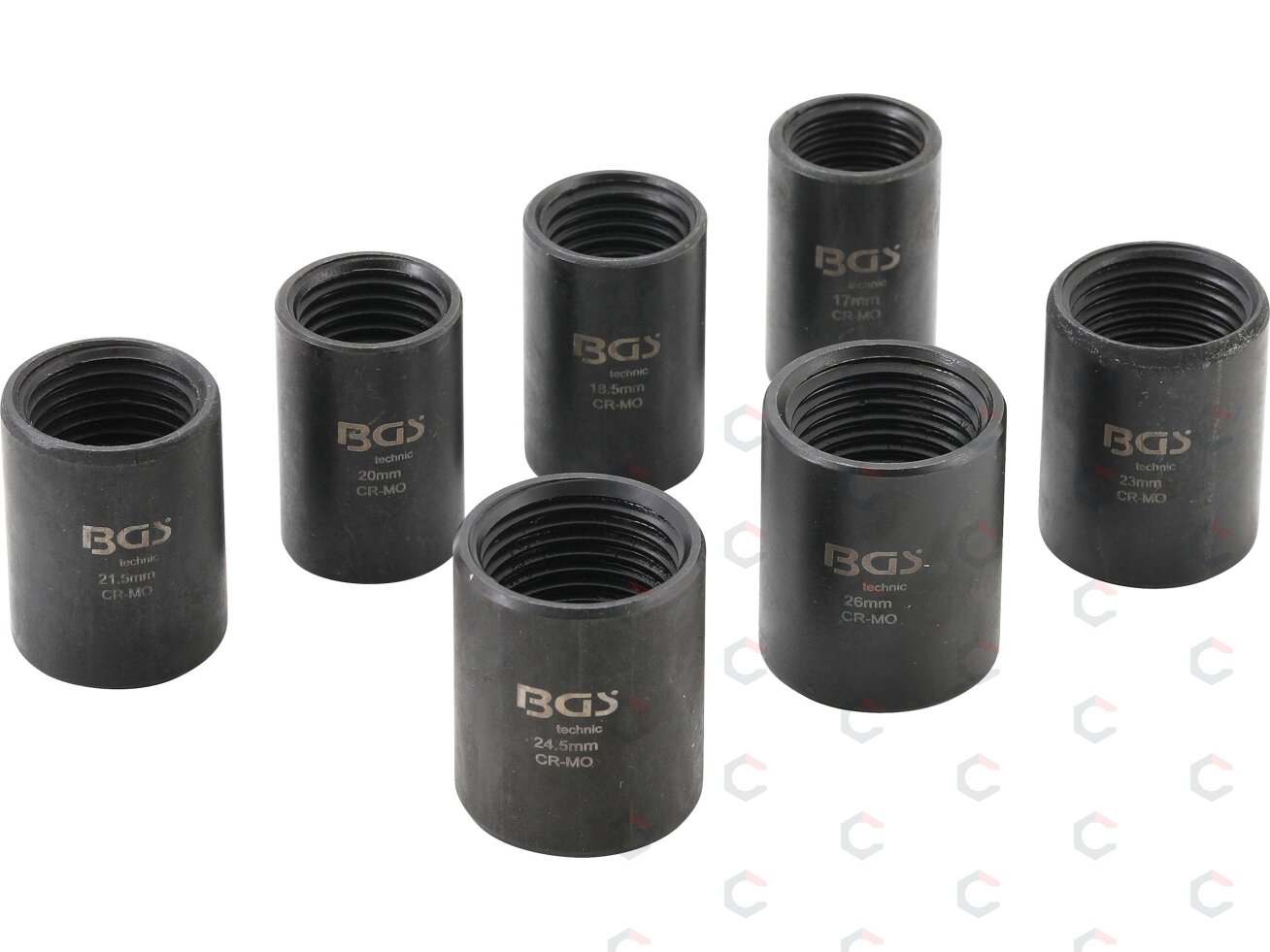Specialus galvučių rinkinys – varžtų ištraukikliai pažeistoms veržlėms – 1/2" | 17–26 mm | 7 vnt. (5291) 1 Specialus galvučių rinkinys – varžtų ištraukikliai pažeistoms veržlėms – 1/2" | 17–26 mm | 7 vnt. (5291) 1