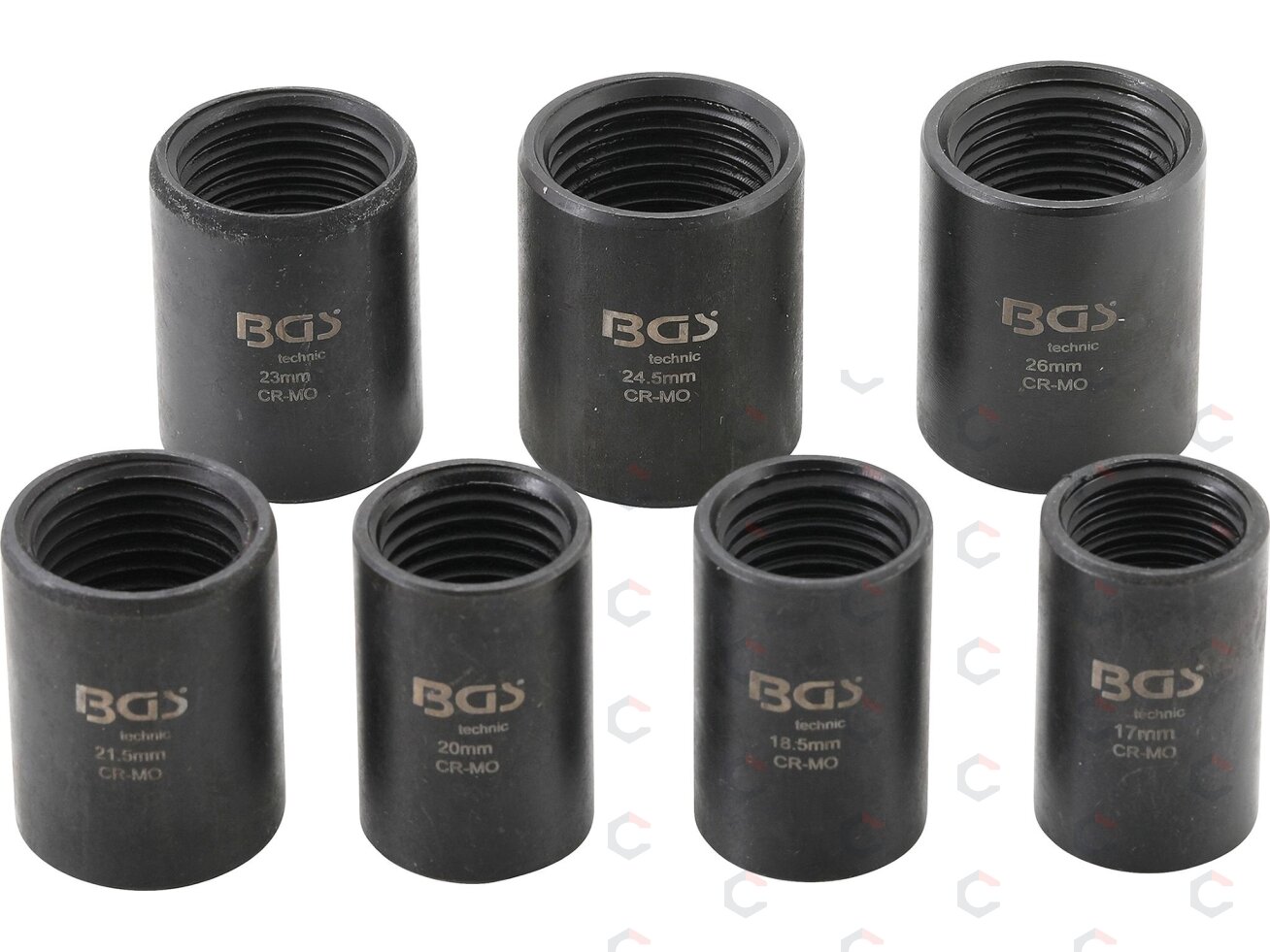 Specialus galvučių rinkinys – varžtų ištraukikliai pažeistoms veržlėms – 1/2" | 17–26 mm | 7 vnt. (5291) 3 Specialus galvučių rinkinys – varžtų ištraukikliai pažeistoms veržlėms – 1/2" | 17–26 mm | 7 vnt. (5291) 3