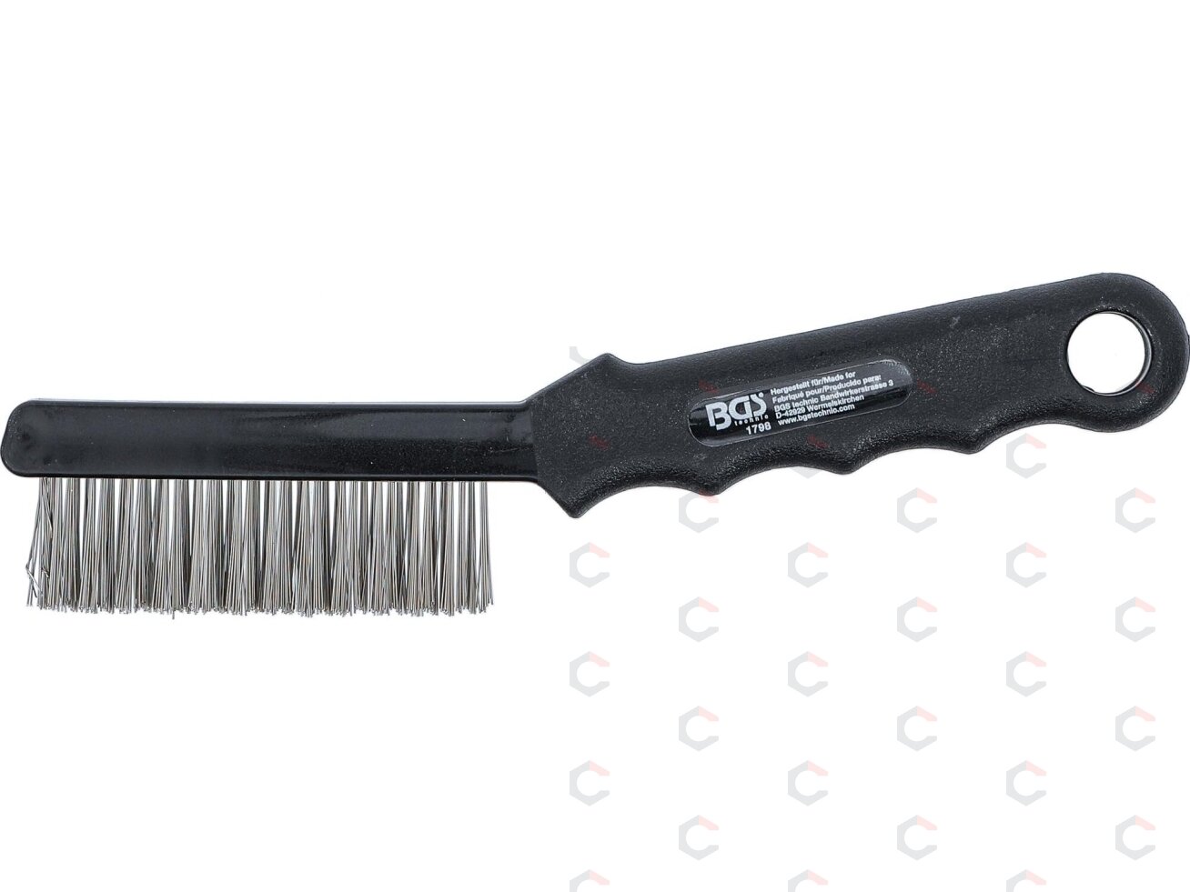 Specialus šepetys apkabų valymui | plieninė viela | 220 mm (1798) 2 Specialus šepetys apkabų valymui | plieninė viela | 220 mm (1798) 2