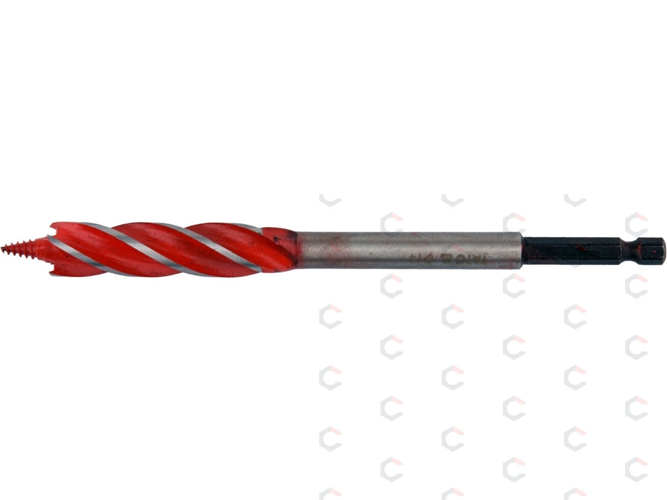 Spiralinis grąžtas medžiui | su hex (1/4") galu | 14 mm (YT-44682) 1 Spiralinis grąžtas medžiui | su hex (1/4") galu | 14 mm (YT-44682) 1
