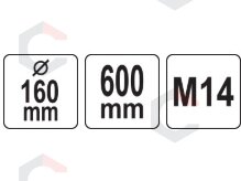 Spiralinė maišyklė | 160X600 mm M14 (YT-55041) 5 Spiralinė maišyklė | 160X600 mm M14 (YT-55041) 5