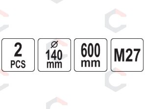 Spiralinės maišyklės | skirta YT-82609 (M27,L/P) mm M27 | 2 vnt (YT-55090) 5