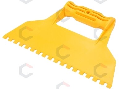 Špakliuotė / mentelė plastikinė | su dantukais | 225 mm (05972) Špakliuotė / mentelė plastikinė | su dantukais | 225 mm (05972)