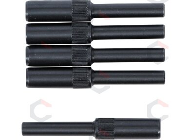 Spaudimo kaiščių rinkinys | rato guolių įrankių rinkiniui BGS 9086 | 5 vnt. (9086-724) Spaudimo kaiščių rinkinys | rato guolių įrankių rinkiniui BGS 9086 | 5 vnt. (9086-724)
