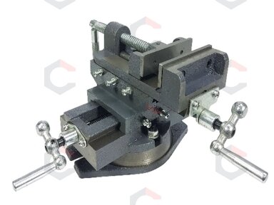Spaustuvai mašininiai / kryžminiai | pasukama baze | 100 mm (SK36090) Spaustuvai mašininiai / kryžminiai | pasukama baze | 100 mm (SK36090)