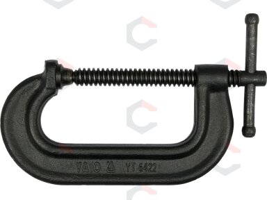 Spaustuvas su varžtu "C" tipo 100 mm (YT-6422) Spaustuvas su varžtu "C" tipo 100 mm (YT-6422)