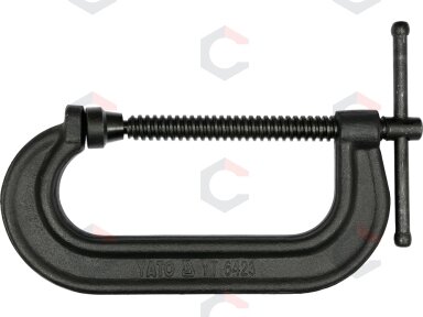 Spaustuvas su varžtu "C" tipo 150 mm (YT-6423) Spaustuvas su varžtu "C" tipo 150 mm (YT-6423)