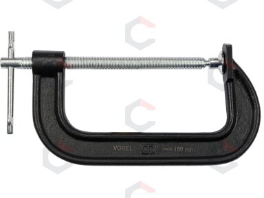 Spaustuvas su varžtu C tipo | 6" | 150 mm (38434) Spaustuvas su varžtu C tipo | 6" | 150 mm (38434)