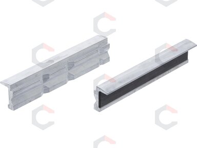Spaustuvų lūpų apsaugos horizontalaus ir vertikalaus profilio | Aliuminis | 150 mm | 2 vnt. (9285)