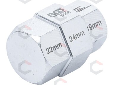 Speciali galvutė motociklui | 19 - 22 - 24 mm (5059) Speciali galvutė motociklui | 19 - 22 - 24 mm (5059)