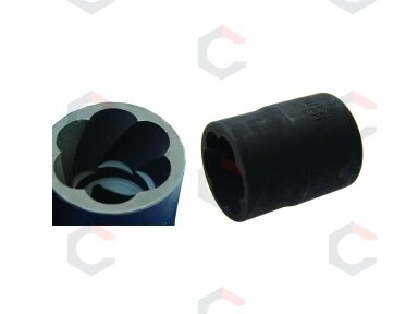 Speciali galvutė / sraigtinis ištraukiklis | 10 mm (3/8") | 18 mm (5278) Speciali galvutė / sraigtinis ištraukiklis | 10 mm (3/8") | 18 mm (5278)