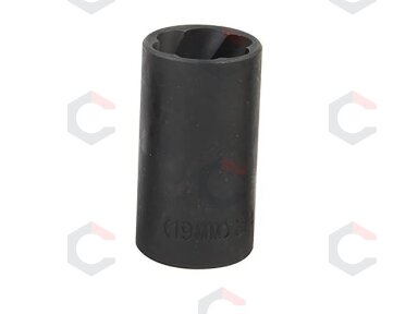 Speciali galvutė / sraigtinis ištraukiklis | pailginta | 12,5 mm (1/2") | 19 mm (FL0101-19) Speciali galvutė / sraigtinis ištraukiklis | pailginta | 12,5 mm (1/2") | 19 mm (FL0101-19)