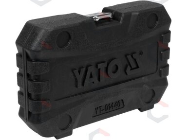 Specialių galvučių rinkinys | šarnyrinės | varnos koja | 10 mm (3/8") | 12 - 19 mm (YT-01440) Specialių galvučių rinkinys | šarnyrinės | varnos koja | 10 mm (3/8") | 12 - 19 mm (YT-01440)