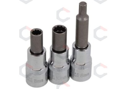 Specialūs antgaliai | OZ aliuminiams ratlankiams | 12,5 mm (1/2") | 3 vnt. (SK2016030) Specialūs antgaliai | OZ aliuminiams ratlankiams | 12,5 mm (1/2") | 3 vnt. (SK2016030)