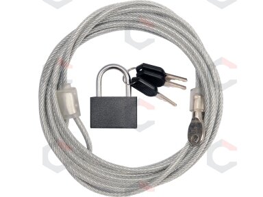 Spyna su plieniniu trosu | 3 m (77815) Spyna su plieniniu trosu | 3 m (77815)