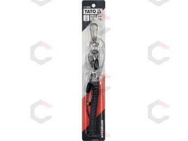 Spyruoklinis trosas įrankiams | apsauga nuo kritimo | 52–170 cm | 2 kg (YT-74008) Spyruoklinis trosas įrankiams | apsauga nuo kritimo | 52–170 cm | 2 kg (YT-74008)