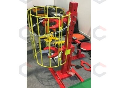Spyruoklių suspaudėjai hidrauliniai | su apsaugomis | 1000 kg | 210 - 570 mm (SC01) Spyruoklių suspaudėjai hidrauliniai | su apsaugomis | 1000 kg | 210 - 570 mm (SC01)