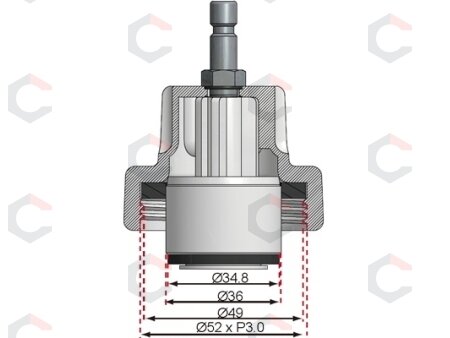 Spaudimo adapteris | Ford Mondeo, Land Rover, Opel, Ssangyong (8027-12) 3