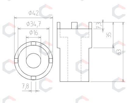 Specializuotų dantytų galvučių rinkinys | 5 vnt. (67220) 10