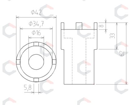 Specializuotų dantytų galvučių rinkinys | 5 vnt. (67220) 9