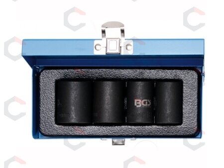 Specialus galvučių rinkinys / varžtų ištraukikliai | 12,5 mm (1/2") | 17 - 26 mm | 4 vnt. (5260) 1 Specialus galvučių rinkinys / varžtų ištraukikliai | 12,5 mm (1/2") | 17 - 26 mm | 4 vnt. (5260) 1