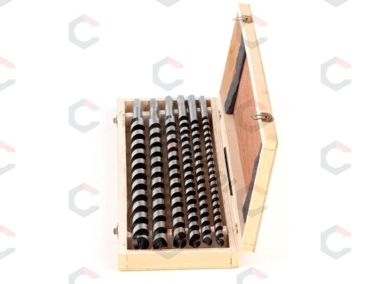 Spiralinių grąžtų rinkinys medžiui | 460 mm / 10-20 mm | 6 vnt. (22466) 2 Spiralinių grąžtų rinkinys medžiui | 460 mm / 10-20 mm | 6 vnt. (22466) 2