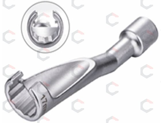 Specializuotas įpurškimo linijų veržliaraktis | Mercedes-Benz | 12,5 mm (1/2") | 19 mm (SK920071) 2 Specializuotas įpurškimo linijų veržliaraktis | Mercedes-Benz | 12,5 mm (1/2") | 19 mm (SK920071) 2