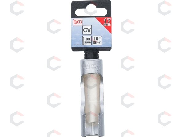 Speciali galvutė su įšpjova | 10 mm (3/8") | 17 mm (70988-17) 2 Speciali galvutė su įšpjova | 10 mm (3/8") | 17 mm (70988-17) 2