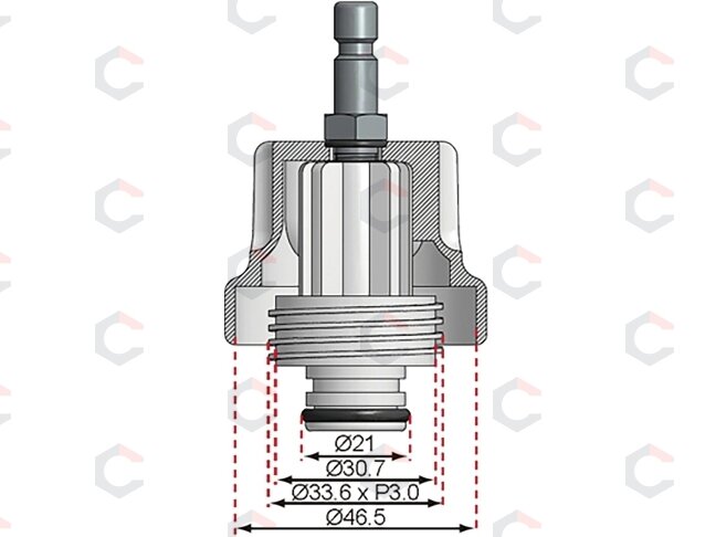Spaudimo adapteris Toyota (8027-19) 3 Spaudimo adapteris Toyota (8027-19) 3